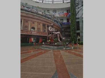 NSS volunteers visit Dr. Ambedkar International Center on 12th April 2024