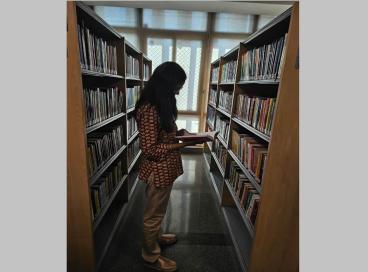 NSS volunteers visit Dr. Ambedkar International Center on 12th April 2024