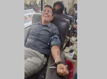 Blood Donation camp organized by NSS on 3rd May 2024