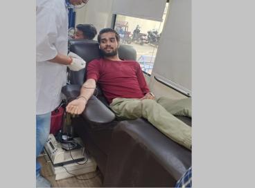 Blood Donation camp organized by NSS on 3rd May 2024