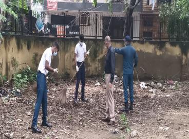 Swachhta Abhiyan Karampura campus