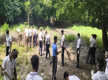 Swachhta Abhiyan Karampura campus