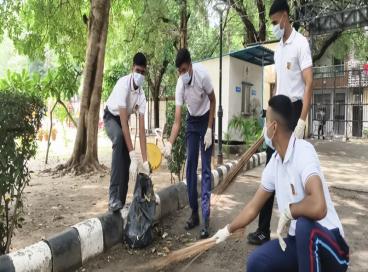 Swachhta Abhiyan Karampura campus
