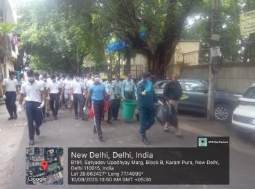 Swachhta Abhiyan Karampura campus