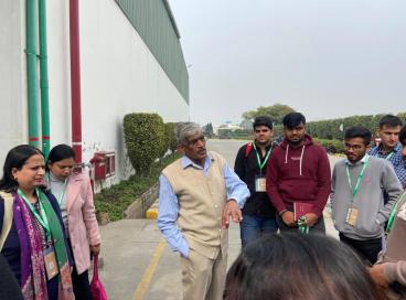 Industrial Visit to Safexpress Logistics Park Binola near Bilaspur, Haryana