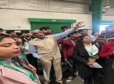 Industrial Visit to Safexpress Logistics Park Binola near Bilaspur, Haryana