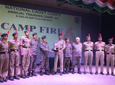 NCC COY won at the Combined Annual Training Camp (CATC 2024) in Volleyball & Line layout competition