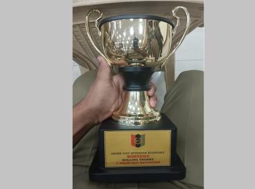 NCC COY won at the Combined Annual Training Camp (CATC 2024) in Volleyball & Line layout competition