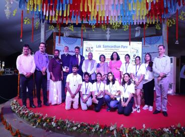 Sh Kiren Rijiju, Hon'ble Minister, Govt of India interacting with our students