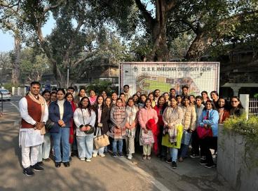 Sol students visited Sansad TV on 14 January 2025