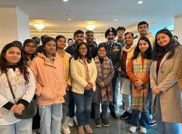 Sol students visited Sansad TV on 14 January 2025