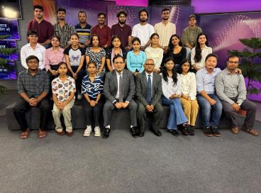 Commemorating Kargil Vijay Diwas :  students and faculty from Political Science  participated  in  Sansad TV
