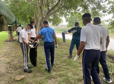  NCC at Qudsiya Ghat, Yamuna River front
