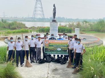  NCC at Qudsiya Ghat, Yamuna River front